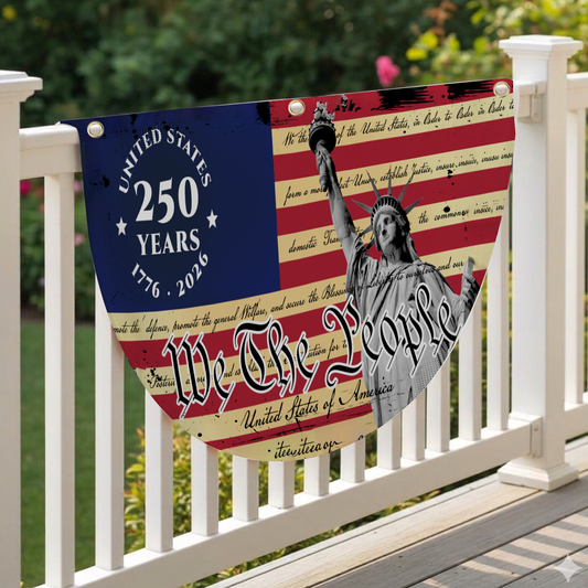 250th Anniversary Statue of Liberty Bunting Flag